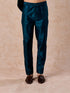 Manyavar Teal Blue Georgette Elegance Indo Western