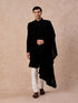 Manyavar Black Elegance Indo Western