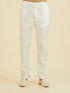 Manyavar Elegant Cream Indo Western