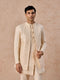 Manyavar Majestic Cream Indo Western Ensemble