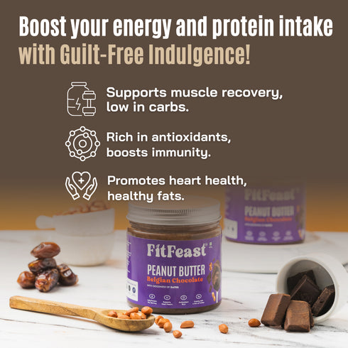 Fitfeast Best-Selling Peanut Butter (1.6kg) + 2 FREE Malai Kulfi Sachets