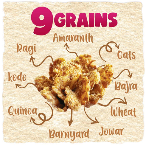Manna Foods Go Grains Crunchies Rose Almond