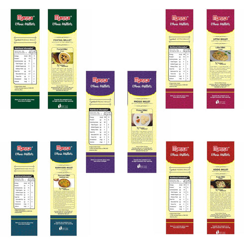 Manna Foods Millets Combo with Proso Pack of 5