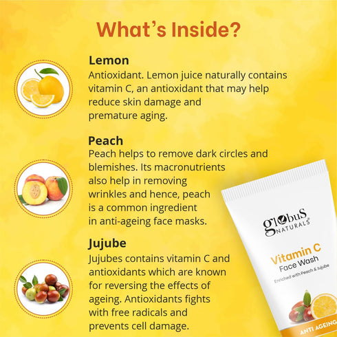 Globus Naturals Vitamin C Face Wash
