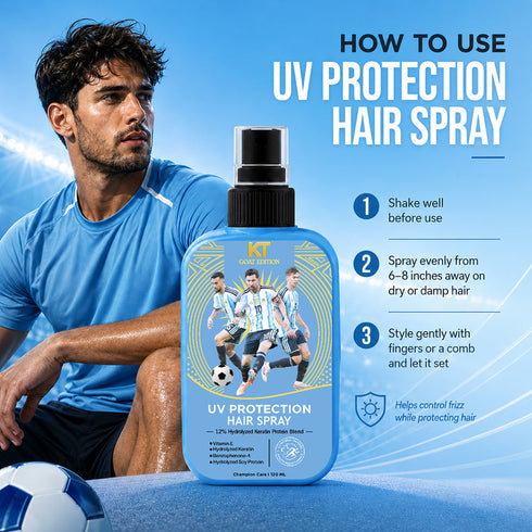 KT GOAT Edition UV Protection Hairspray For Frizzy Hair