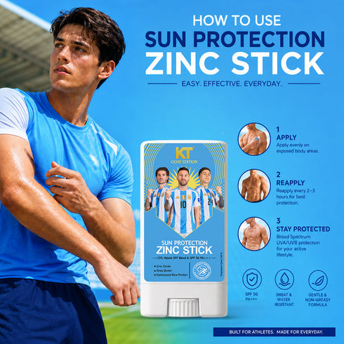 KT GOAT Edition Active Defense Zincstick Protects Skin From Sun