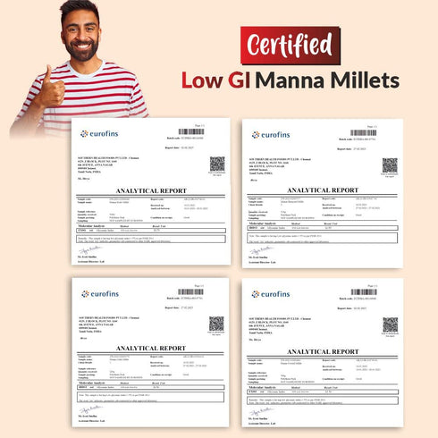 Manna Foods Millets Combo Pack of 4