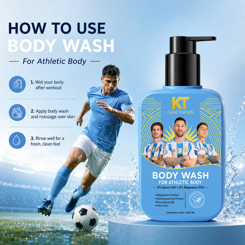 KT GOAT Edition Body Wash For Athletic Body
