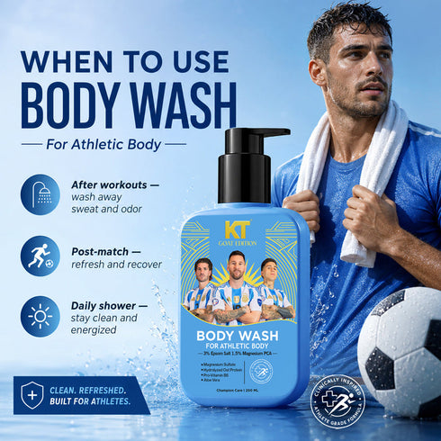 KT GOAT Edition Body Wash For Athletic Body