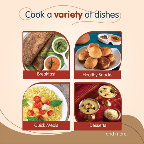 Manna Foods Millets Combo Pack of 3