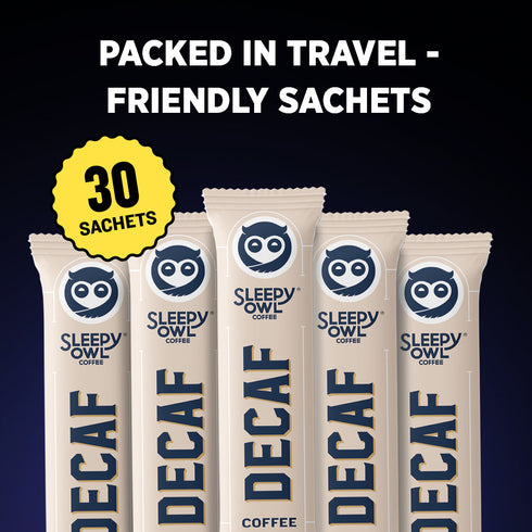 Sleepy Owl Coffee Decaf Pack of 30 Sachets x2