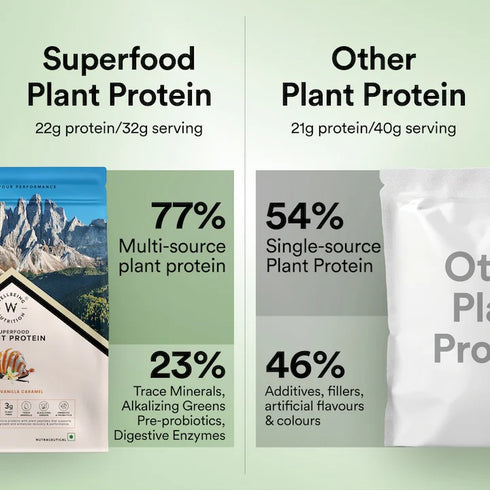 Wellbeing Nutrition Superfood Plant Protein | French Vanilla Caramel