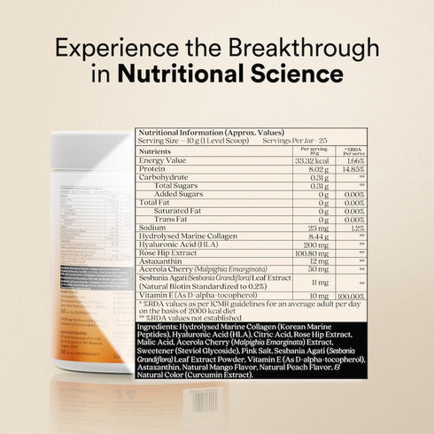 Wellbeing Nutrition Beauty Korean Marine Collagen Peptides