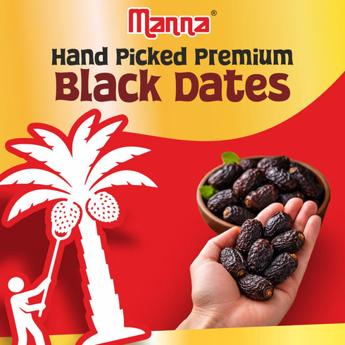 Manna Foods Black Dates