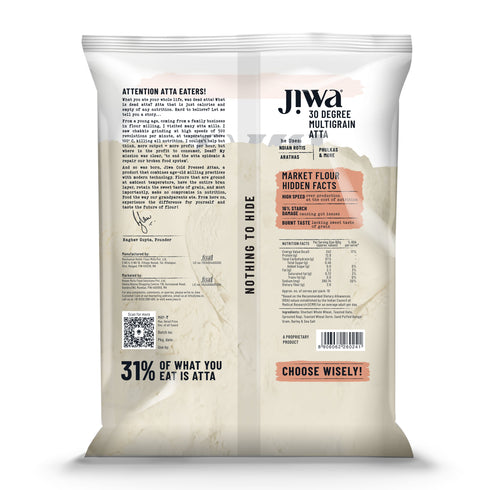 Jiwa 30 Degree Multigrain Atta