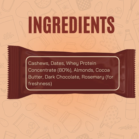Fitfeast Dessert Protein Bars Nutty Brownie