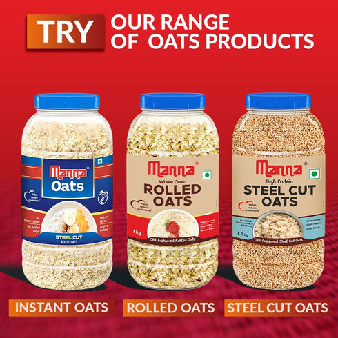 Manna Foods Rolled Oats (Jar)