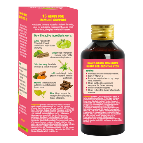 Goodcare Immune Boost Syrup For Kids