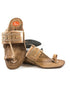 Vhaanfootwear Special Moja T Shape Broad Kolhapuri Chappal For Men Barabandi Punch Belt Design