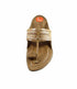 Vhaanfootwear Handcrafted Senapati Kapashi Kolhapuri Chappal for Men Pure Ethnic Design