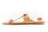 Vhaanfootwear Yellow Moja T Shape Red Gonda Veni Belt Patta Detailed Punching Kolhapuri Chappal For Women