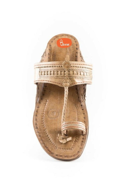 Vhaanfootwear 4 Veni Moja T Shape Kolhapuri Chappal For Ladies