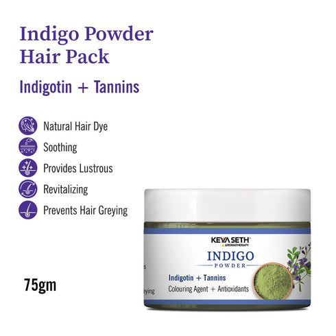 Keya Seth Aromatherapy Indigo Powder Hair Pack