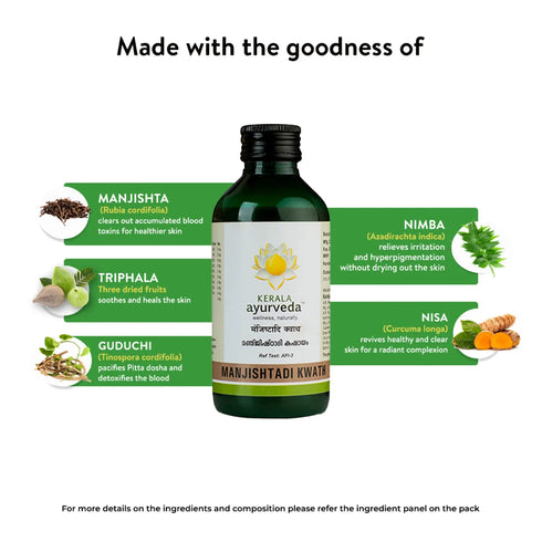Kerala Ayurveda Manjishtadi Kwath