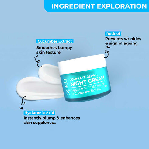 Soku Cosmetic Complete Repair Night Cream