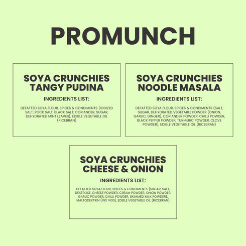 PROMUNCH Variety Pack Protein Crunchies