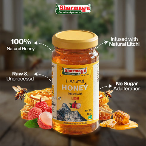 Sharmayu Ayurveda Himalayan Honey Litchi Infused