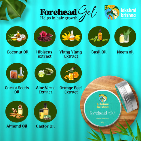 Lakshmi Krishna Naturals Forehead Hair Gel for Baldness