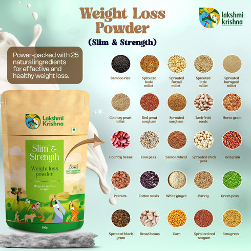 Lakshmi Krishna Naturals Slim And Strength Weight Loss Powder