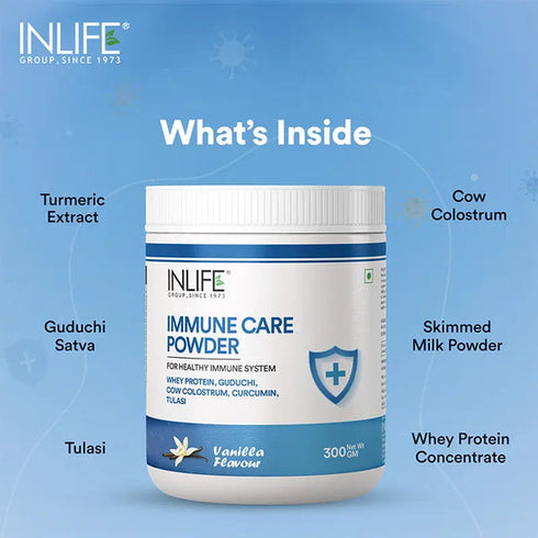 Inlife Immune Care Powder Vanilla Flavour