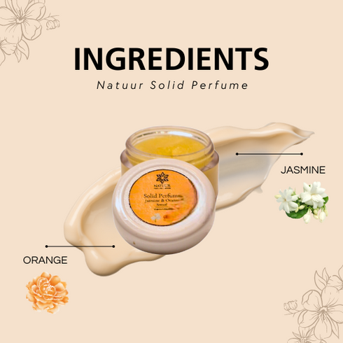 Natuur Solid Perfume Sandalwood & Vanilla (15g) Soothing
