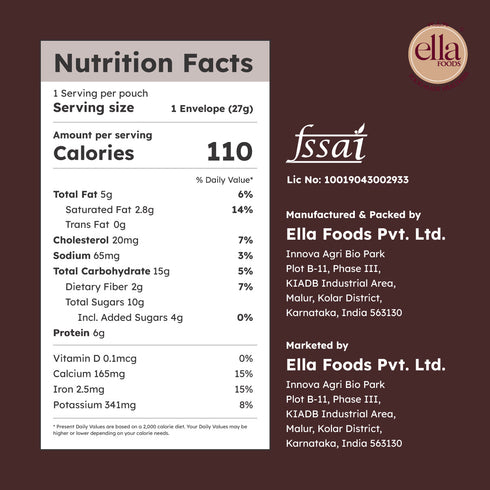 Ella Foods Instant Turmeric Latte & Hot Chocolate Sachets