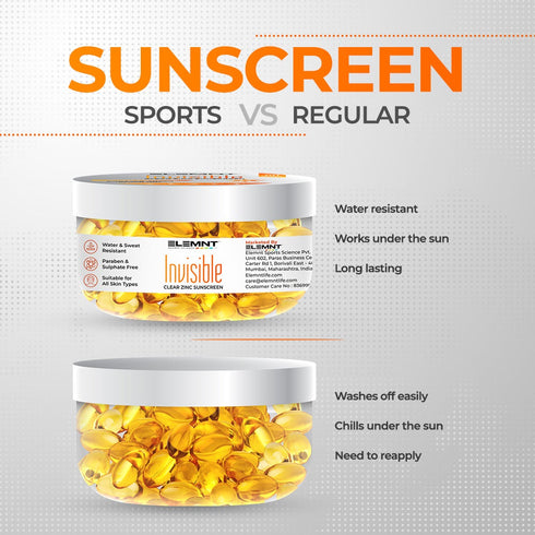 Elemnt Invisible Clear Zinc Sunscreen Shots