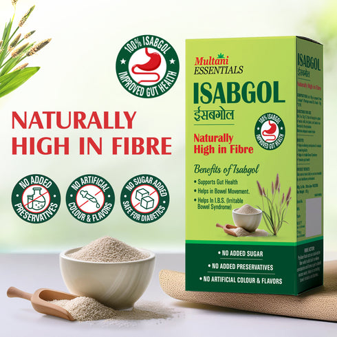 Multani Essentials Isabgol | Natural High Fiber