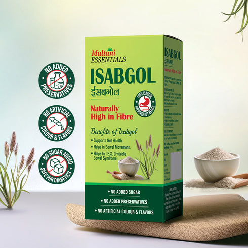 Multani Essentials Isabgol- Combo | Natural High Fiber
