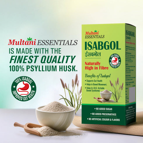 Multani Essentials Isabgol- Combo | Natural High Fiber