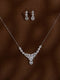 Zeraki Jewels Ishita Silver Necklace Set