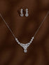 Zeraki Jewels Ishita Silver Necklace Set