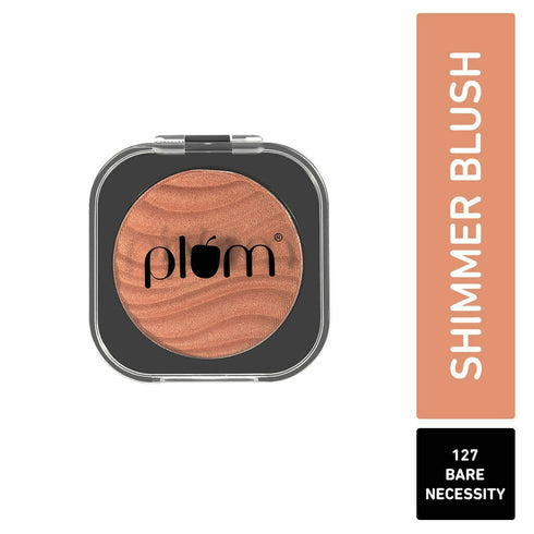 Plum CheekABoo Shimmer Blush 127 Bare Necessity