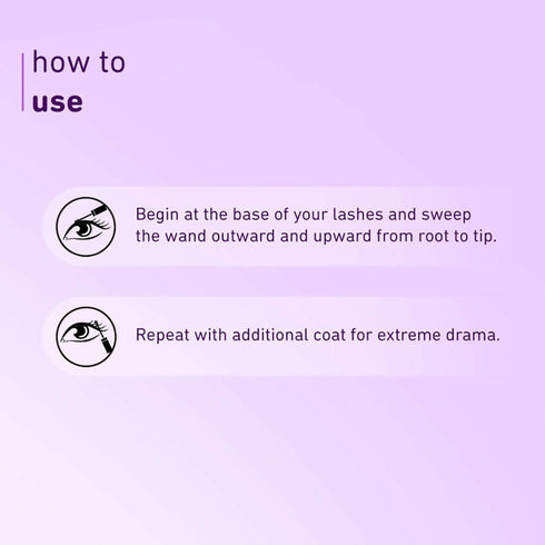 Plum Lash Drama 14 All Mascara 01 Black
