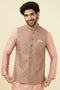 Manyavar Smart Fit Green Jacket