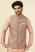 Manyavar Smart Fit Green Jacket