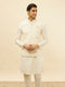 Manyavar Light Beige Sequined Jacket