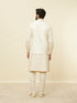 Manyavar Sand Beige Argyle Patterned Jacket