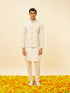 Manyavar Petal Pink Abstract Geometric Patterned Sequined Jacket