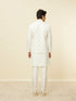 Manyavar Cream White Buta Patterned Jacket